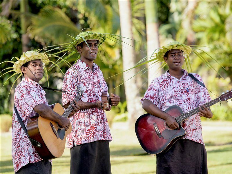 Hotel The Warwick Fiji Korolevu  Exteriér fotografie Tuvaluan musicians